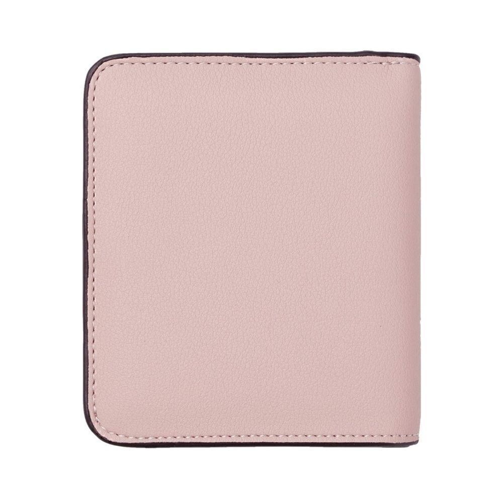 Light Pink Leather Compact Wallet - Picture 4 of 5